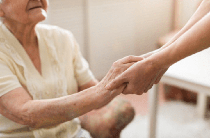 Elderly Lady Hand Massage Simply Natural Massage Therapy Glenelg Min